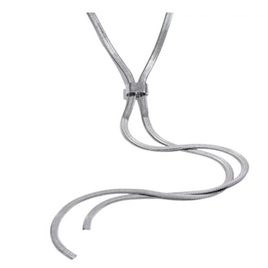 Mirror Adjustable Snake Necklace