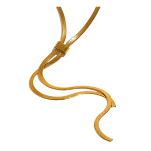 Mirror Adjustable Snake Necklace