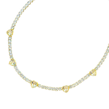 Load image into Gallery viewer, Amor Tennis Diamond Necklace