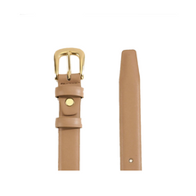 Load image into Gallery viewer, Basic Leather Belt in Khaki