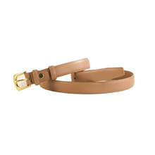 Load image into Gallery viewer, Basic Leather Belt in Khaki