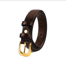 Load image into Gallery viewer, Basic Leather Belt in Espresso