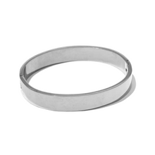 Load image into Gallery viewer, Extra Flat Thick Steel Bangle