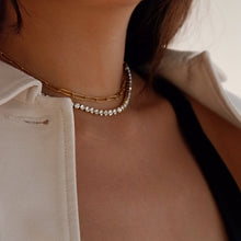 Load image into Gallery viewer, Iced Tennis Diamond Necklace