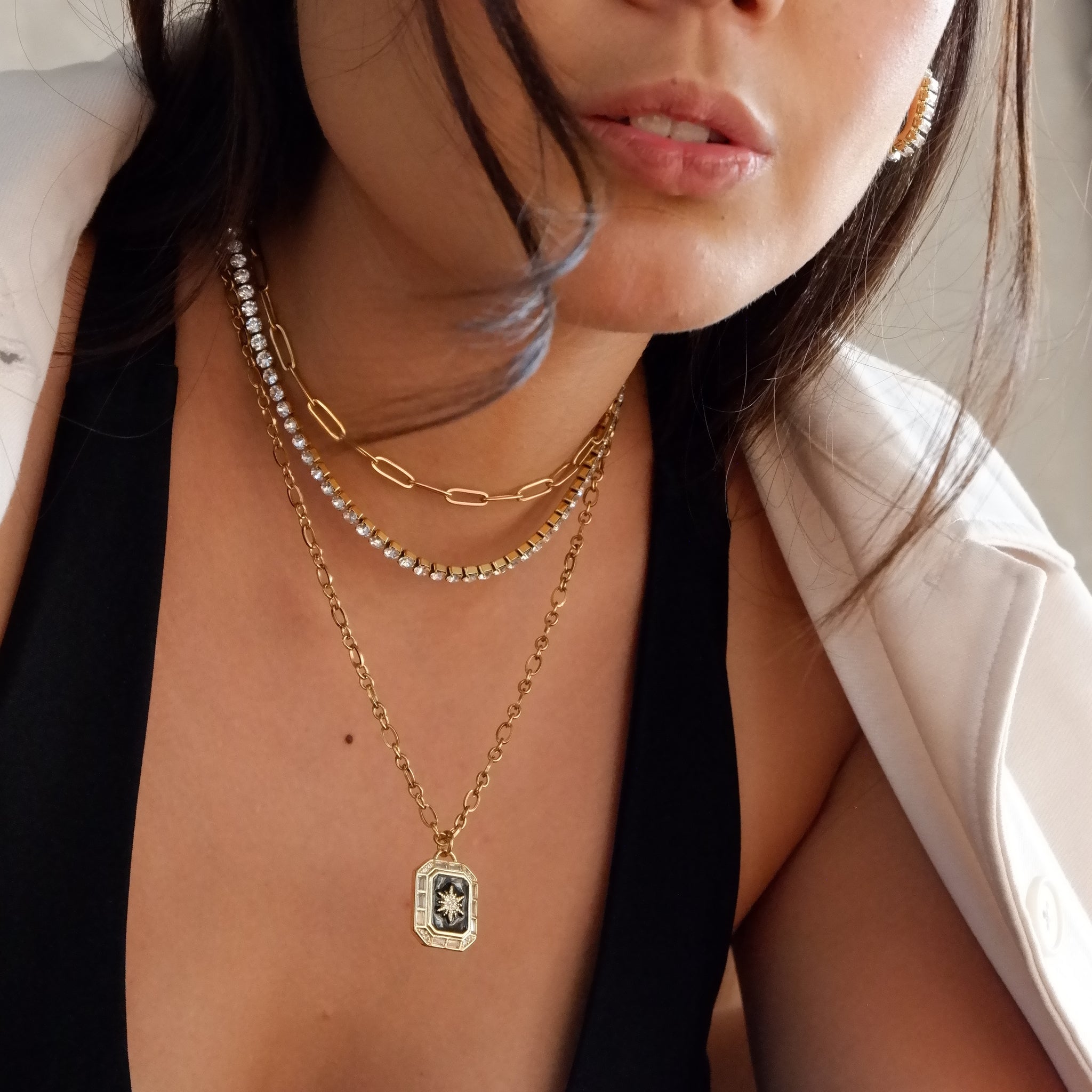 Lorena Diamond Tennis Necklace | Princess Jewelry Shop