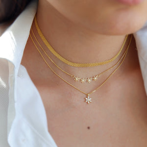 Poinsettia Glow Necklace S925