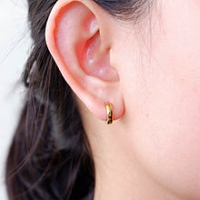 Load image into Gallery viewer, Gold Emily Hugger Earrings