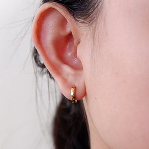 Gold Emily Hugger Earrings