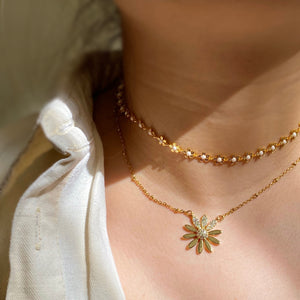 Baby's Breath Chain Necklace