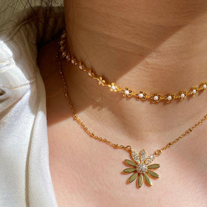 Baby's Breath Chain Necklace