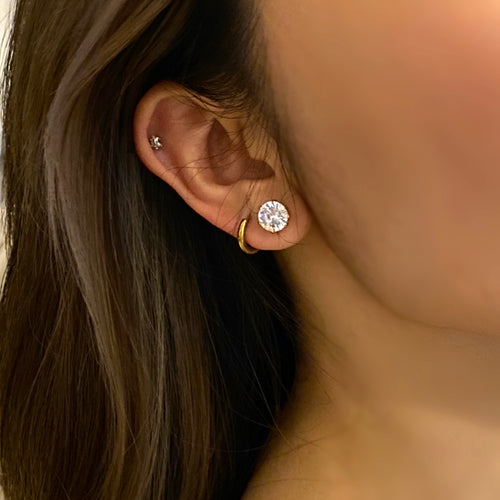 Mari Diamond Stud Earrings
