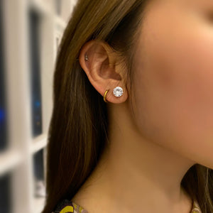 Mari Diamond Stud Earrings