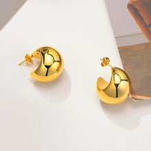 Load image into Gallery viewer, Balloon Chunky Hoop Earrings