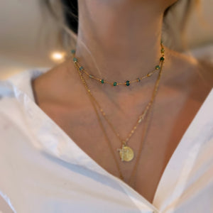 Aventurine Chain Necklace