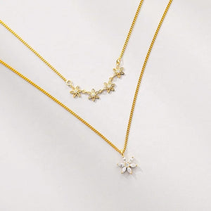 Poinsettia Glow Necklace S925