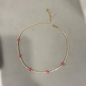 Sophie Tennis Diamond Necklace