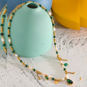 Elle Beaded Chain Necklace