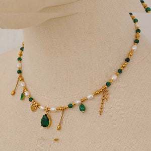 Elle Beaded Chain Necklace