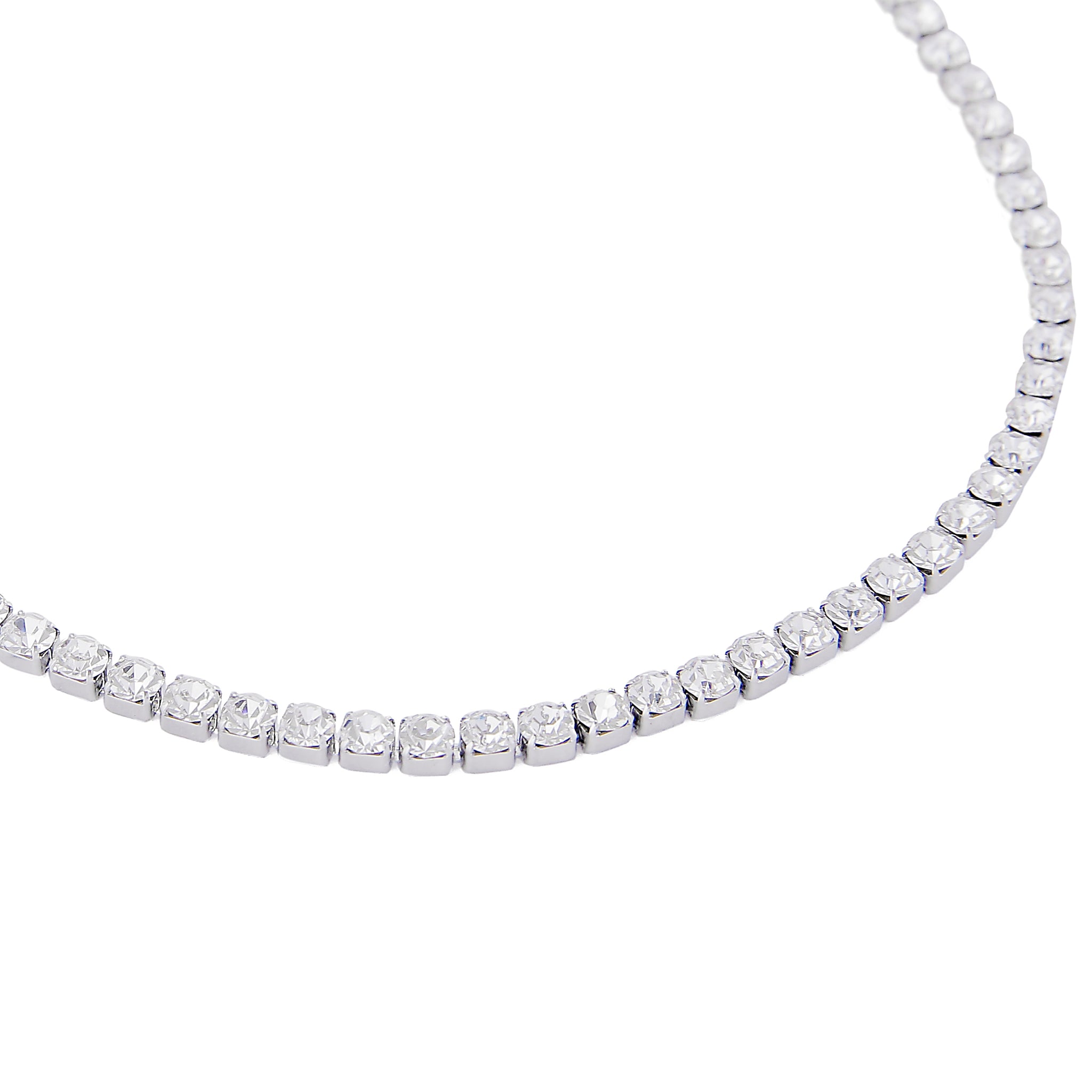 Graduated Bezel Diamond Tennis Necklace – Ring Concierge