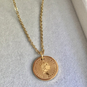 Mini Elizabeth Coin Necklace