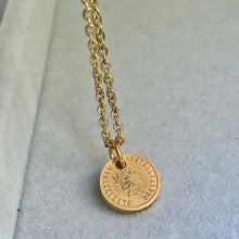 Load image into Gallery viewer, Mini Elizabeth Coin Necklace