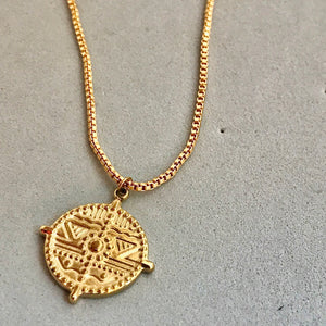 Boho Medallion Necklace