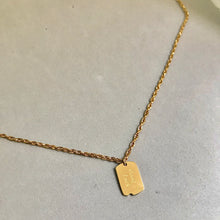 Load image into Gallery viewer, GoodLuck Tag Chain Necklace