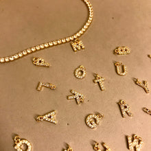 Load image into Gallery viewer, Diamond Letter Pendant