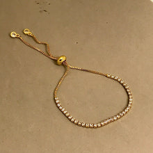 Load image into Gallery viewer, Tennis Diamond Adjustable Bracelet