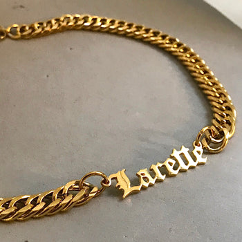 Personalized Cuban Chain Choker