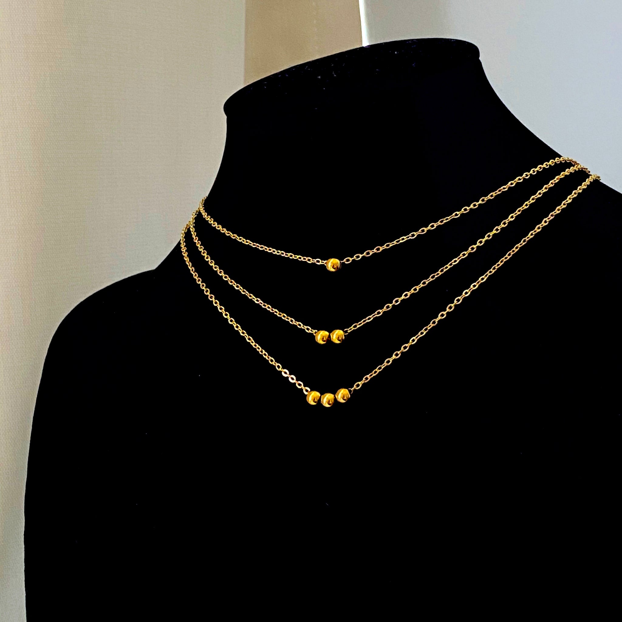 Heart Polka Dot Gold Necklace handmade by B. Radley – B. Radley Ceramic  Jewelry