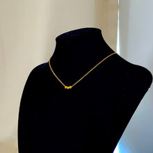 Load image into Gallery viewer, Gold Dot Ball Chain Necklace