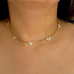 Hope Butterfly Diamond Necklace – MAZEE Jewelry