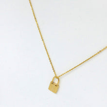 Load image into Gallery viewer, Golden Lock Necklace