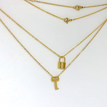 Load image into Gallery viewer, Golden Key Necklace
