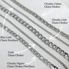 Load image into Gallery viewer, Chunky Link Chain Necklace - Silver