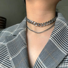 Load image into Gallery viewer, Chunky Link Chain Necklace - Silver