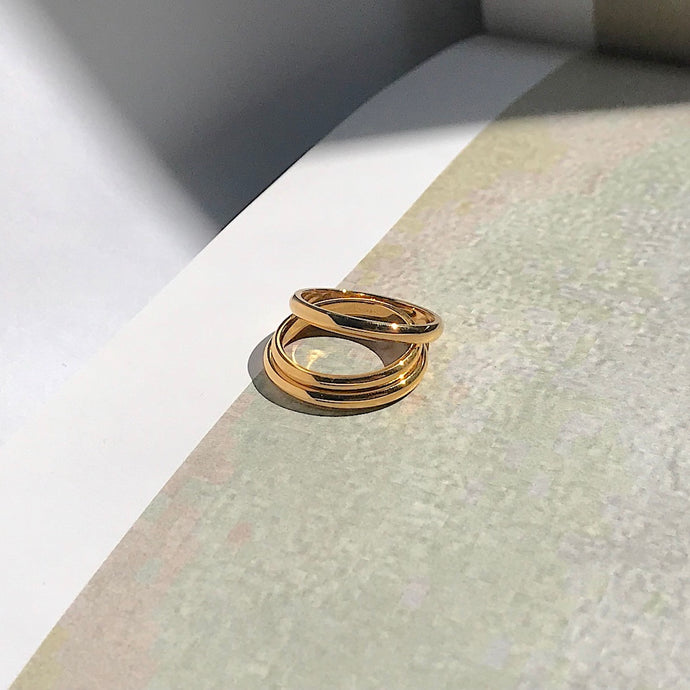 Minimalist Fine Steel Ring
